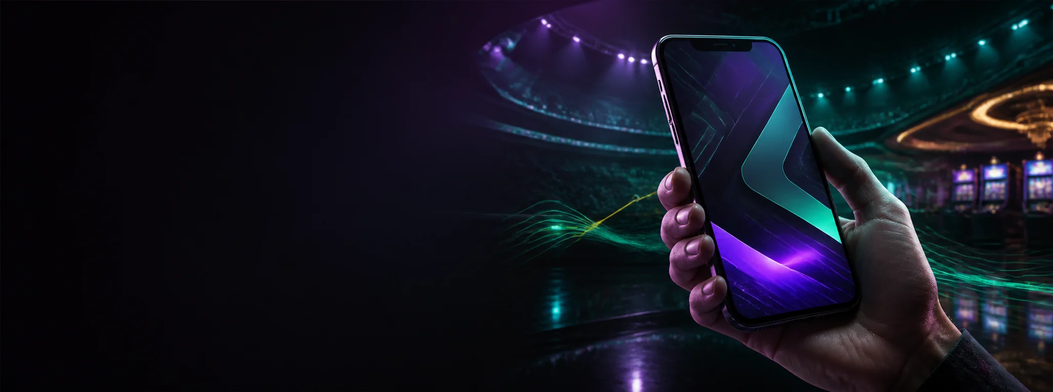 Acesso móvel em um smartphone